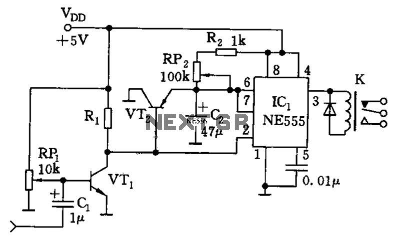 4h 556 composed of a timing circuit diagram