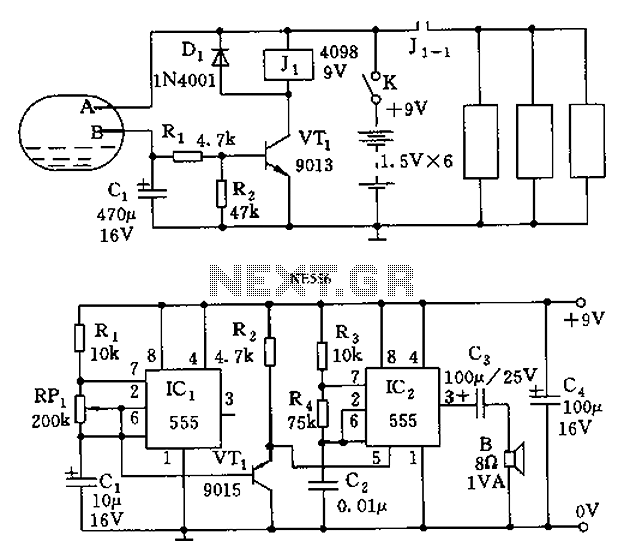 555 fall means a circuit diagram for help