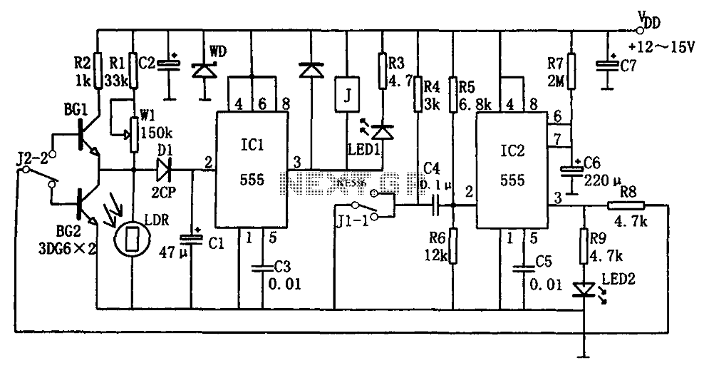555 high performance photovoltaic street a control circuit diagram circuit