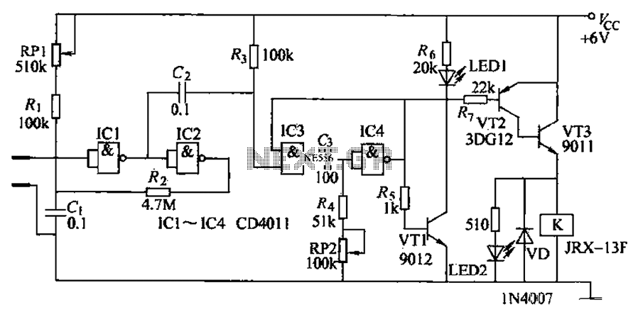 A control circuit automatic irrigation