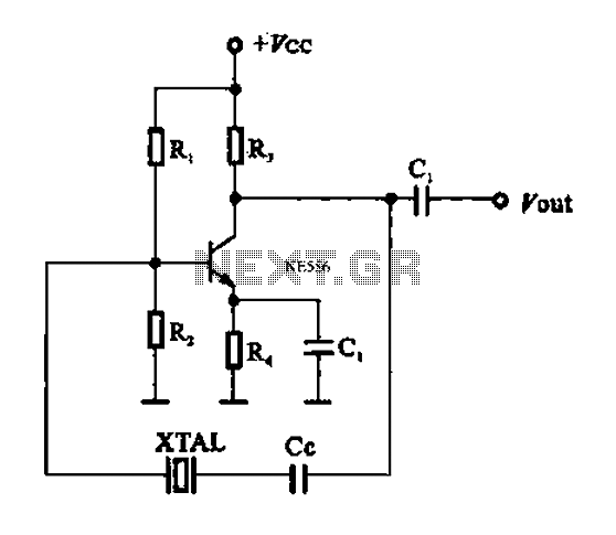 A crystal-controlled oscillator circuit