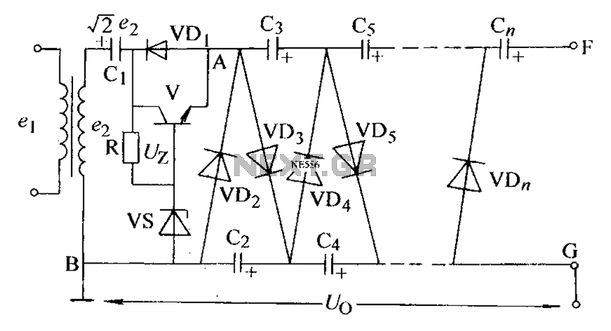 Adjustable output voltage regulator type rectifier circuit times
