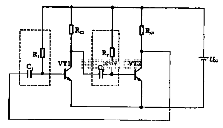 Astable multivibrator circuit
