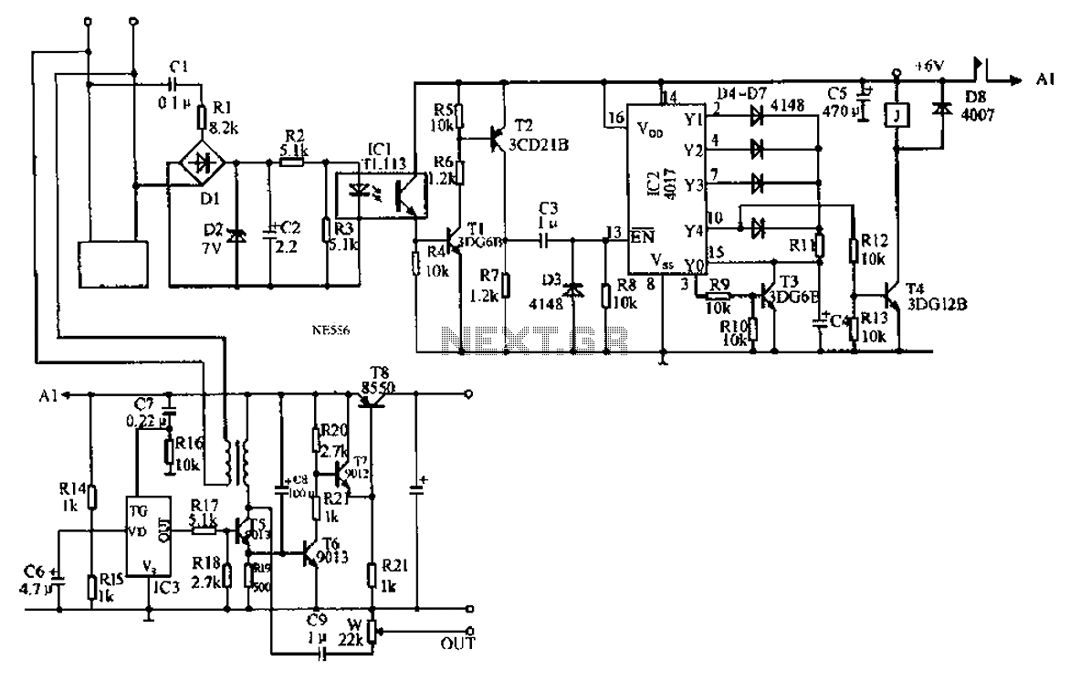 Automatic recording telephone interface circuit