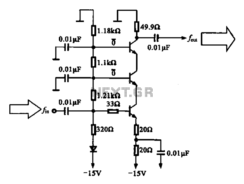 Back radiation small buffer amplifier circuit