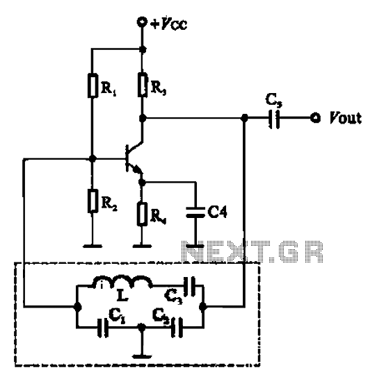 Clapp oscillator circuit