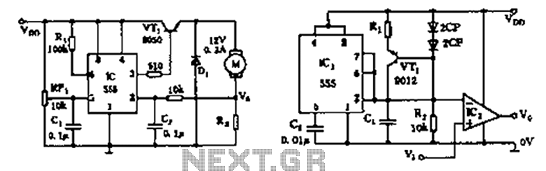 Composition 555 motor automatic governor circuit diagram