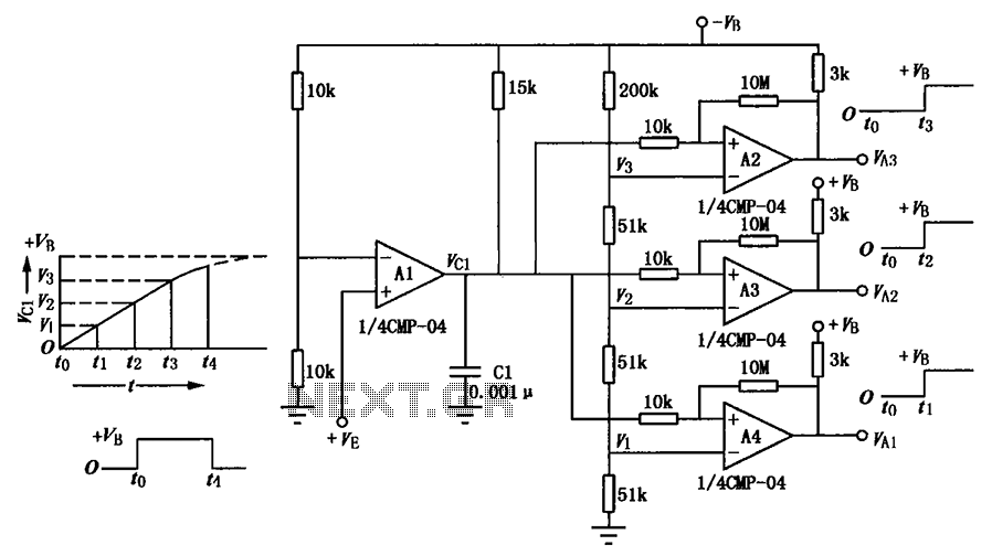 Delay circuit of a multi-level output
