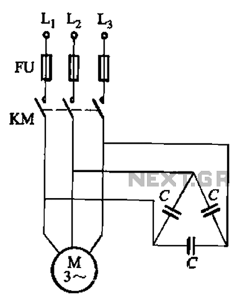 Direct start without power compensation circuit