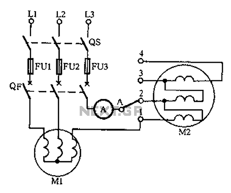 Drying the motor winding circuit current imbalance circuit