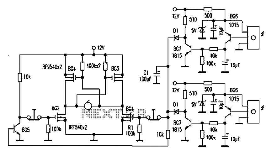 Homemade infrared automatic door controller circuit