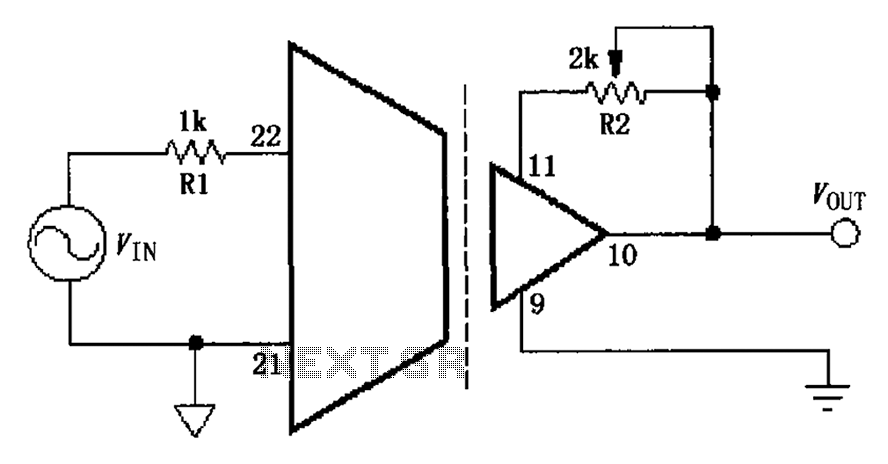 ISO103 gain adjustment circuit diagram