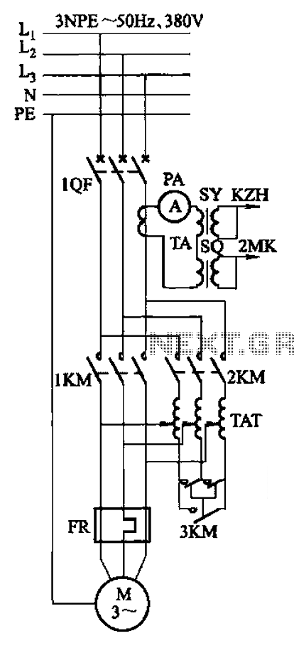 SHD102 single station to pump water controlled auto-voltage starting circuit a closed circuit
