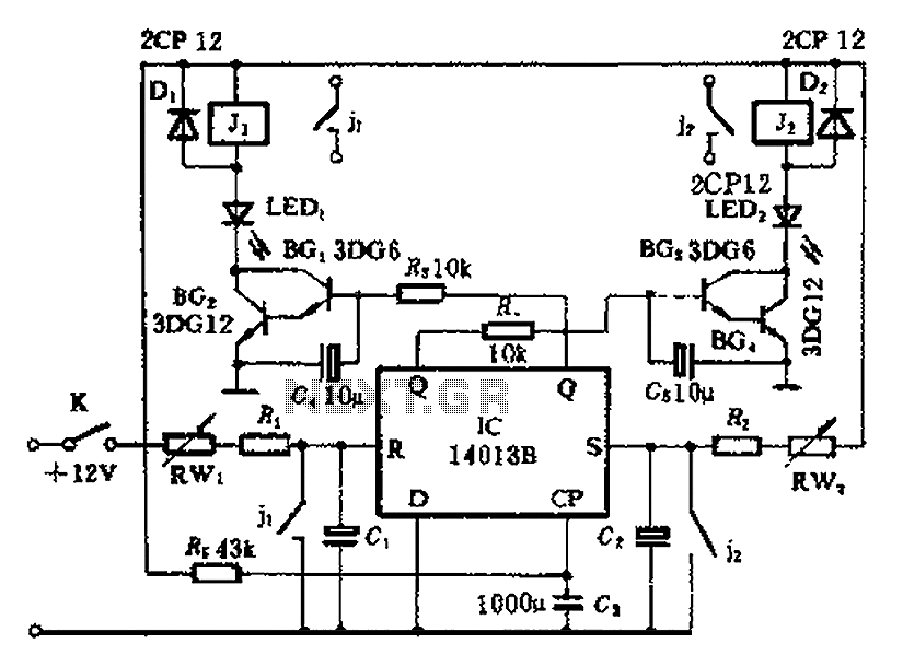 Sequential timing control circuit diagram