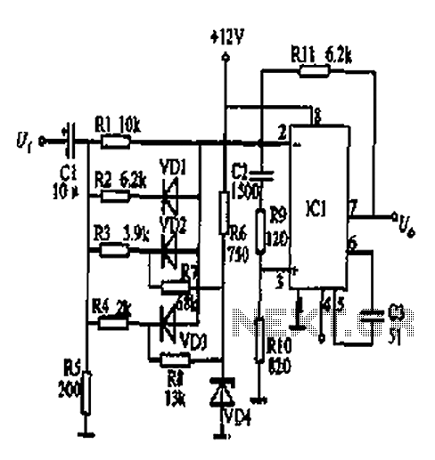 Square transform circuit diagram