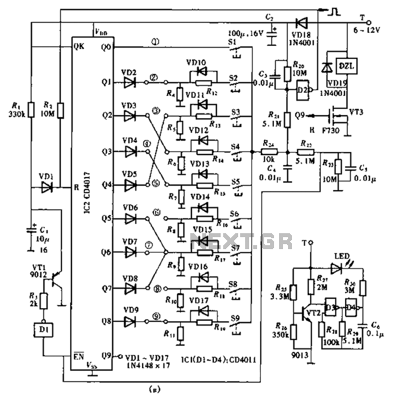 Super lock circuit diagram