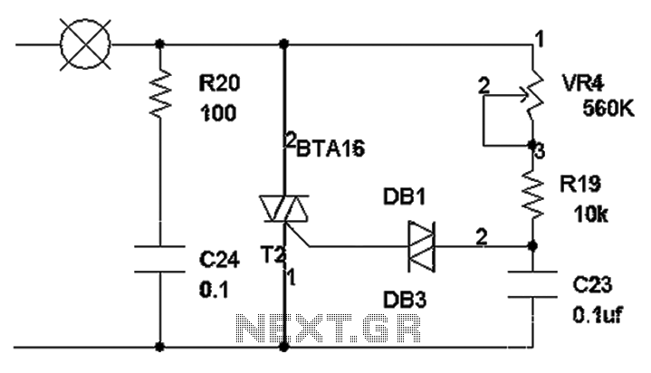 Triac dimming circuit diagram