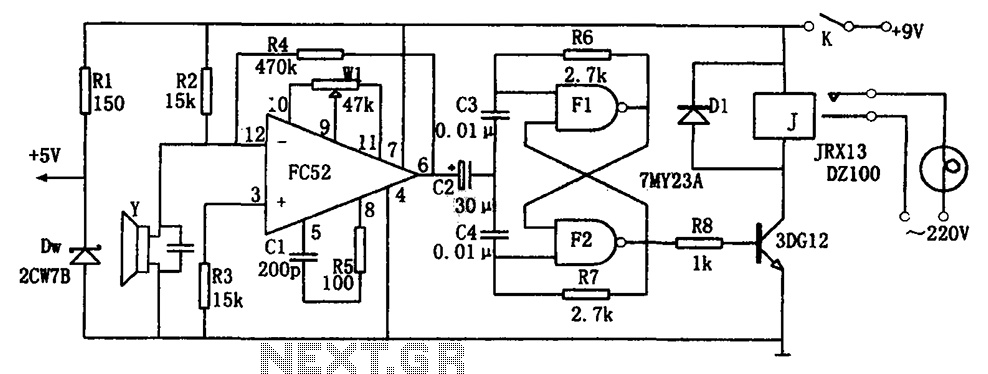 Voice lamp FC52 schematic – Circuit Schematic