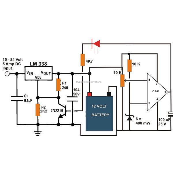 build automatic 6 volt 12 volt 24 volt