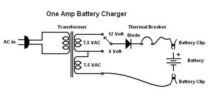 One Amp Battery Charger