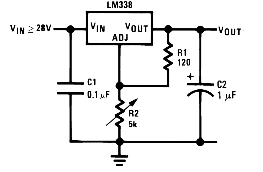 ic lm338 application circuits explained