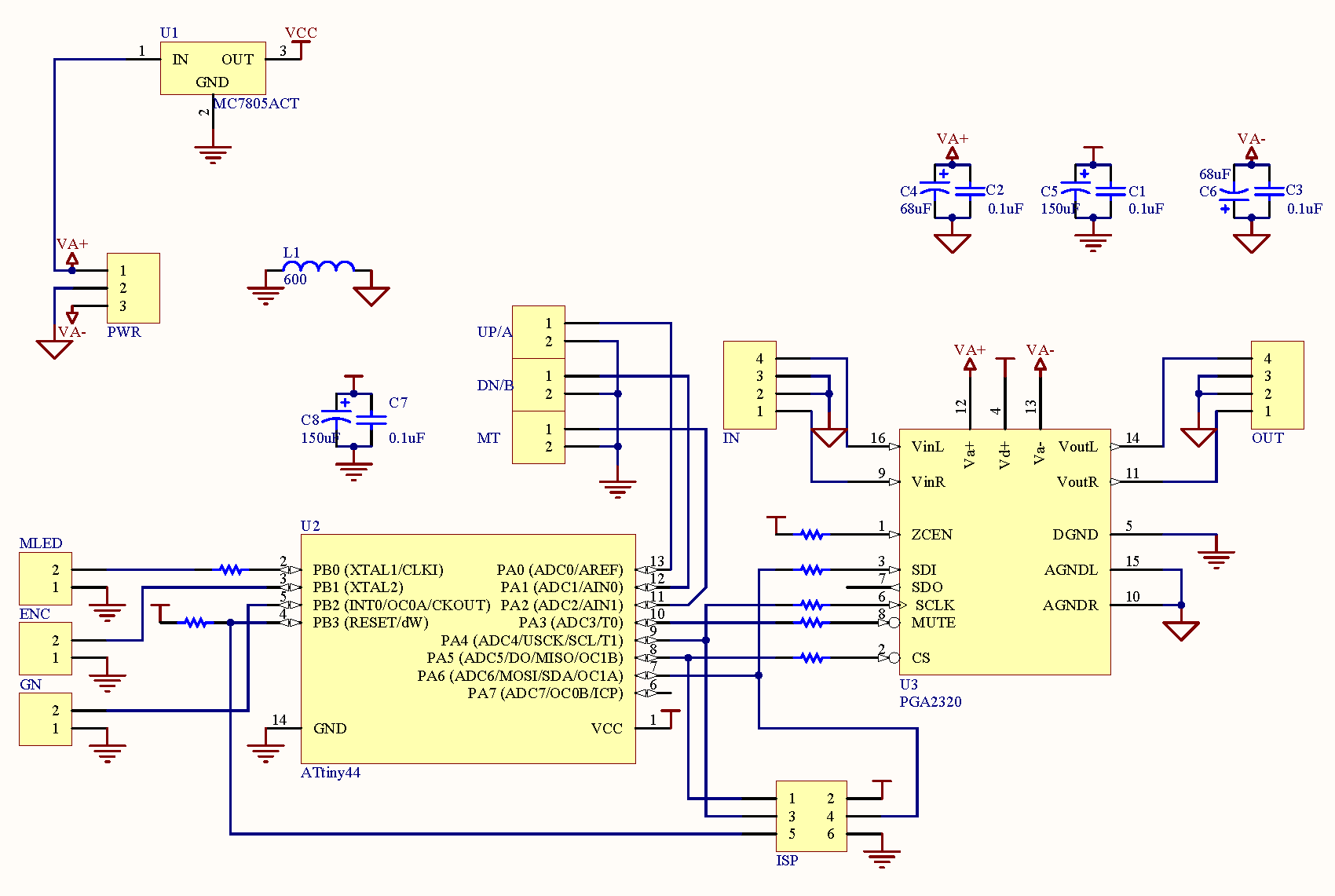 MiniVol PGA2320 Volume Control