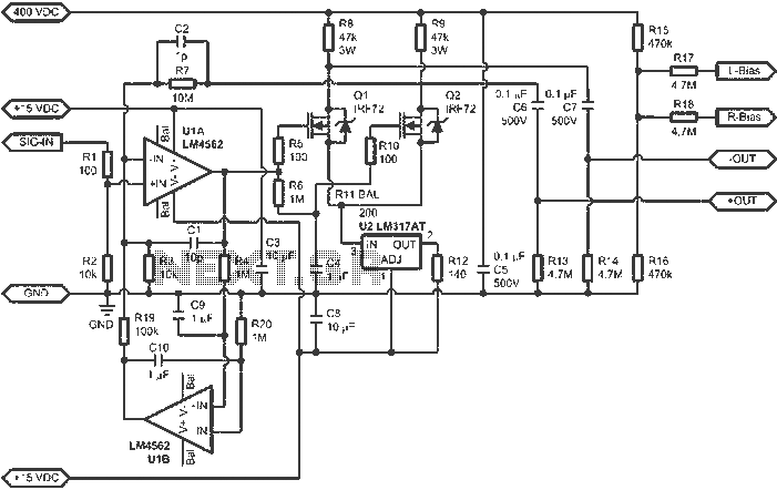 ESL amplifier circuit diagram