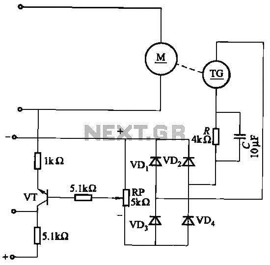Speed differential negative feedback circuit