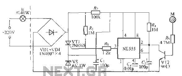 Time base using a delay circuit touch lamp circuit