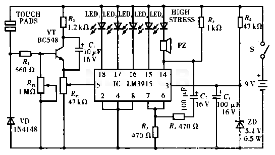 Stress self-test circuit