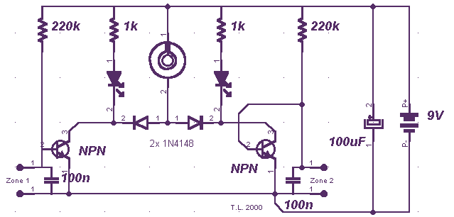 Miniature Loop Alarm circuit