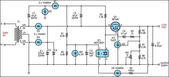 mosfet voltage regulator