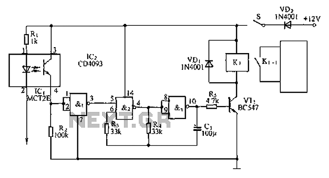 Anti-theft car audio system circuit diagram