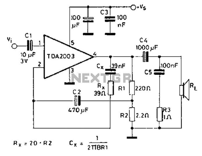 The TDA2003 10W Car Radio Audio Amplifier