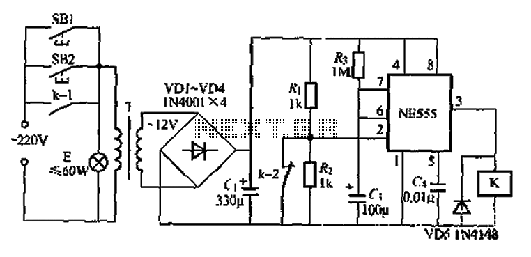 When using the lamp base circuit delay circuit 2