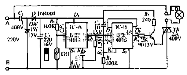 Solar LED light schematic