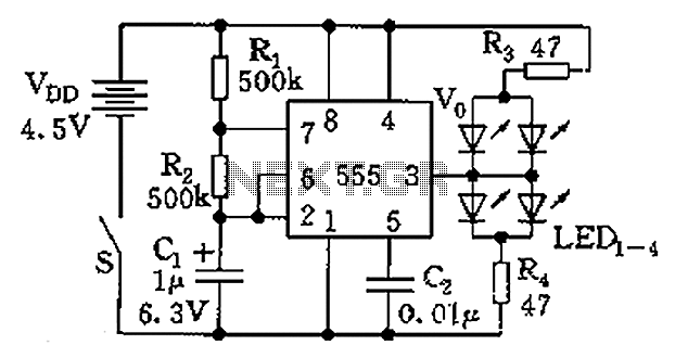 555 jewelry small electronic circuit diagram