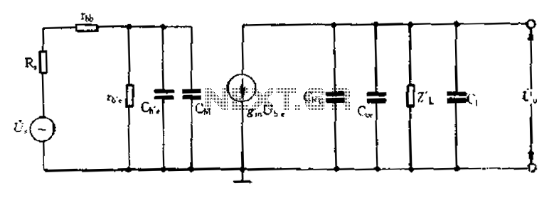 Common emitter amplifier circuit resistance and capacitance coupled basic