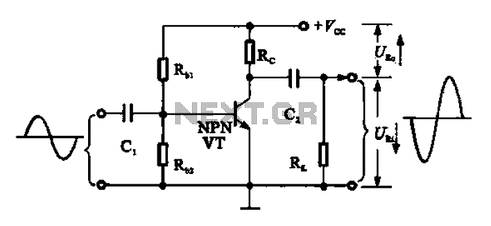 Common emitter amplifier works a