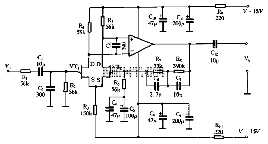 High-quality low-noise preamplifier