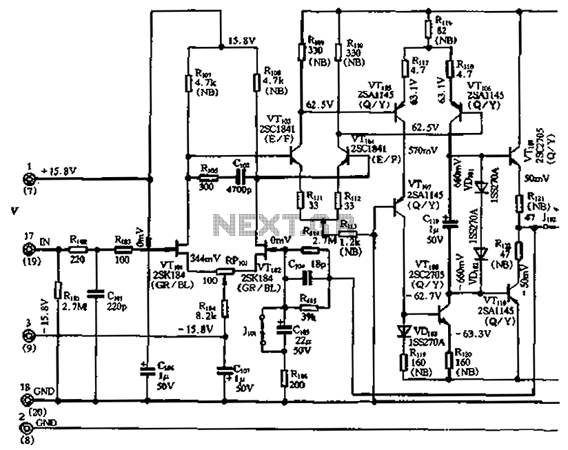 No linear feedback amplifier circuit a