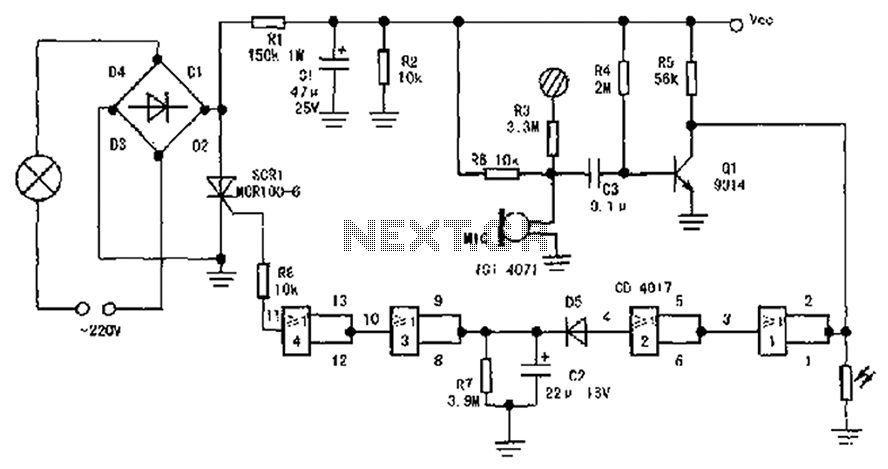 Practical three control delay self-extinguishing switch circuit schematics