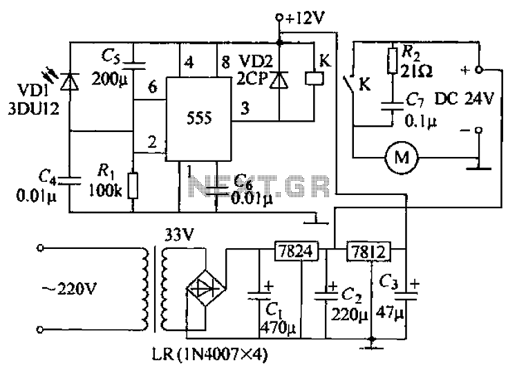 Remote tracking circuit schematics