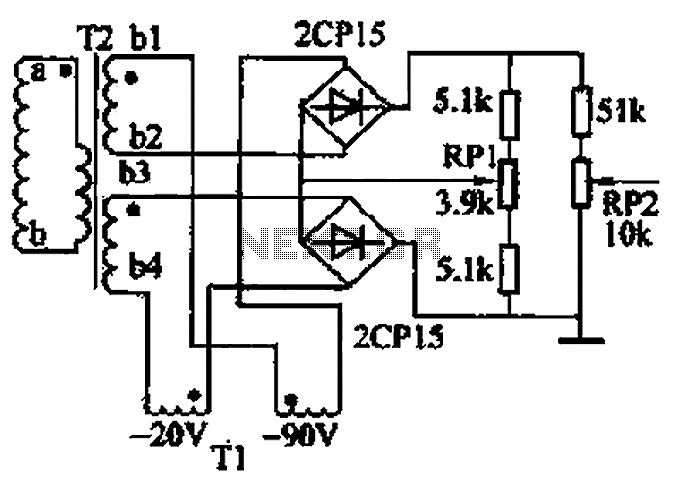Single-phase full-wave rectifier circuit 02 phase