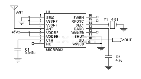 200 meters remote control schematic design