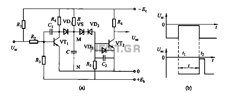 Conducting pipe control rechargeable delay circuit