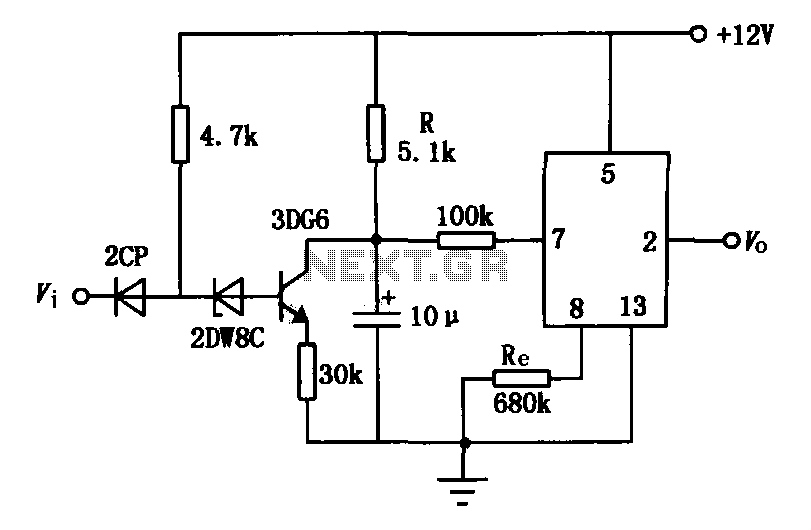 JEC-2 delay circuit diagram consisting of b