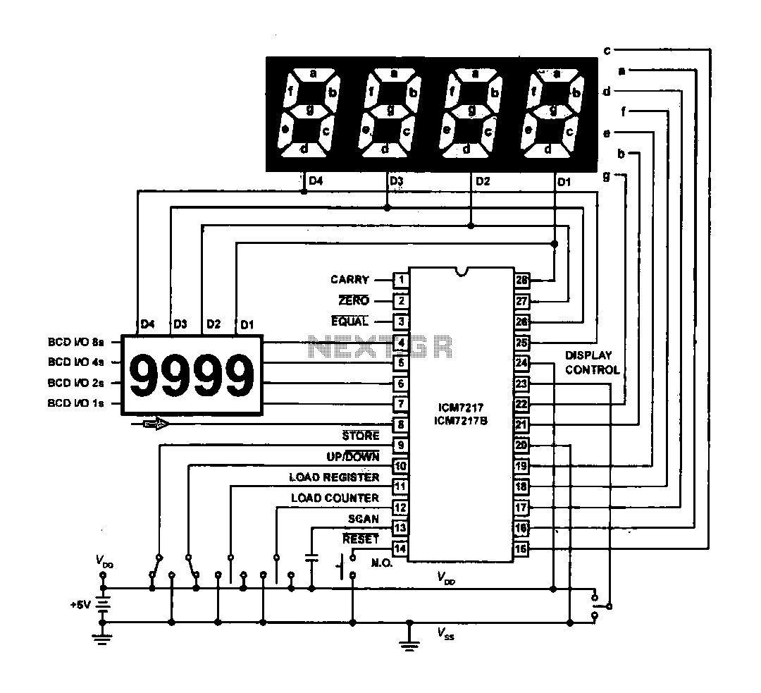 Light emitting diode LED displays the basic structure of the driving circuit