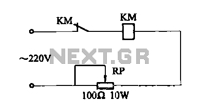 One circuit electromagnetic vibration table circuit