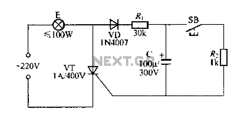 Simple delay lamp circuit 1